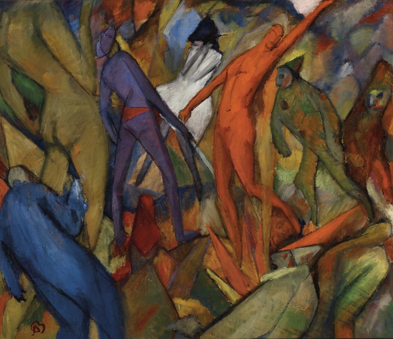 "Painting. Nude. Abstract" by Albert Bloch