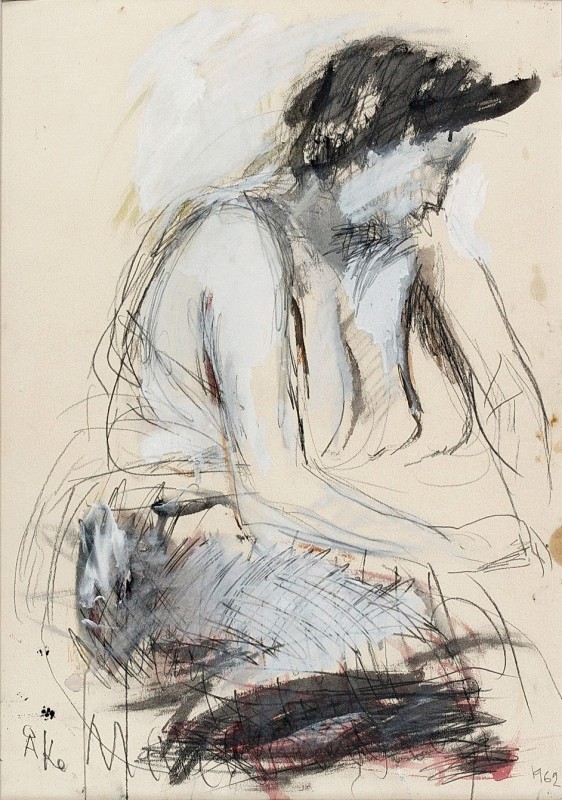 "Desen. Figură / semifigură" by Åke Mattas