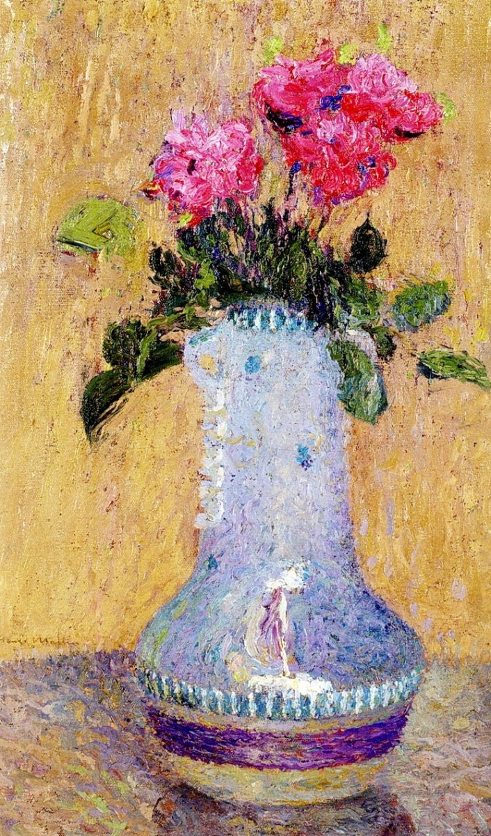 "Pictură. Flori" by Henri-Jean Guillaume Martin