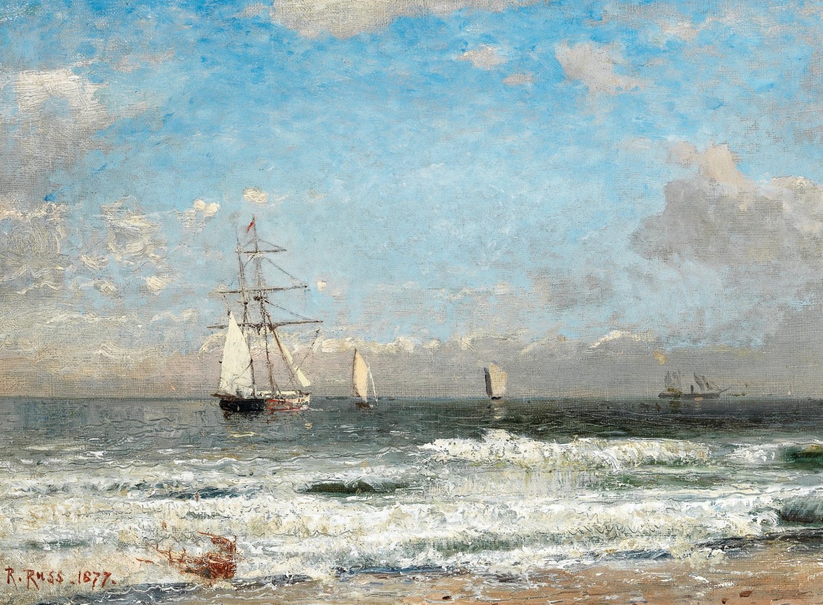 "Painting. Marine landscapes" by Robert Russ