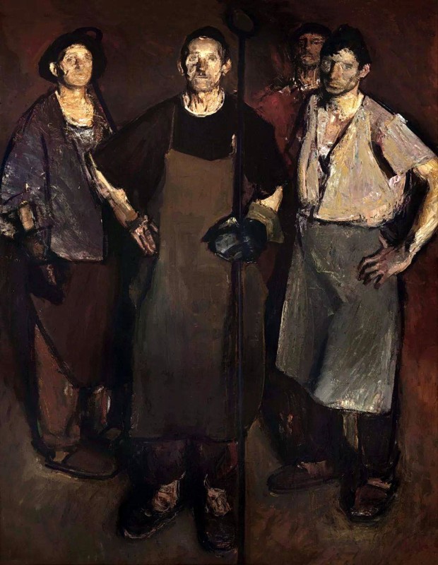 "Painting. People" by Corneliu Baba