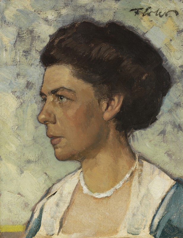 "Pictură. Portret" by Fritz Erler