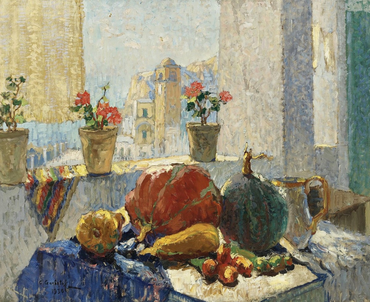 "Painting. Still life" by Konstantin Ivanovich Gorbatov