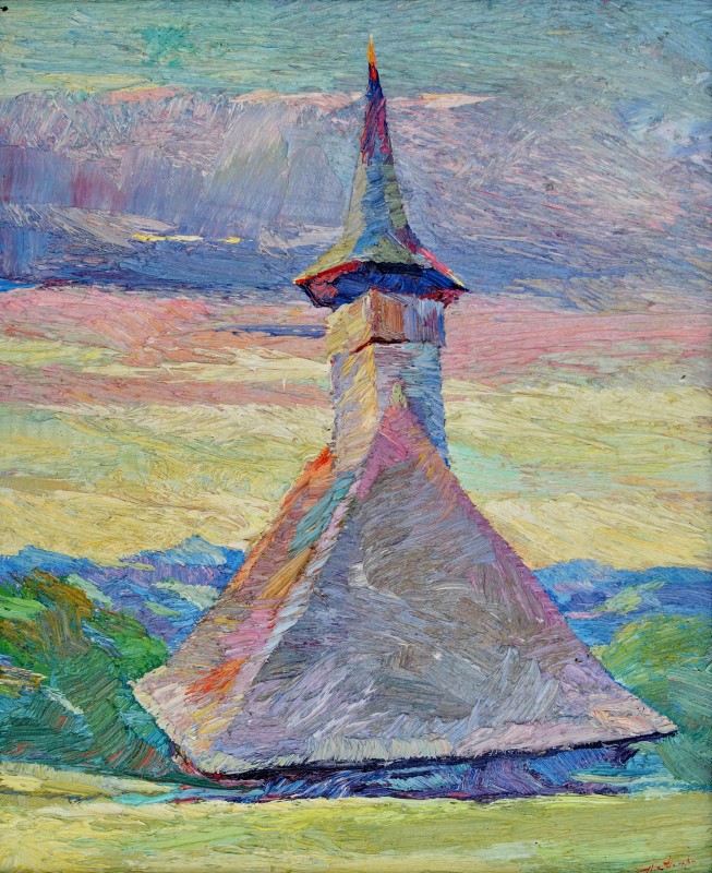 "Etude" by Anatol Ghimpu, 2004, 520x420mm, oil on canvas