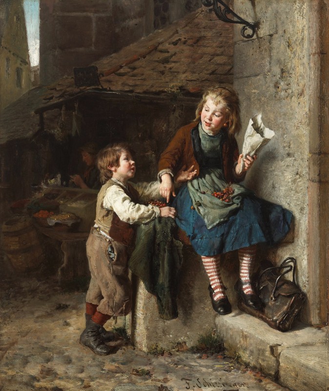 "Compoziție. Oameni" by Felix Schlesinger