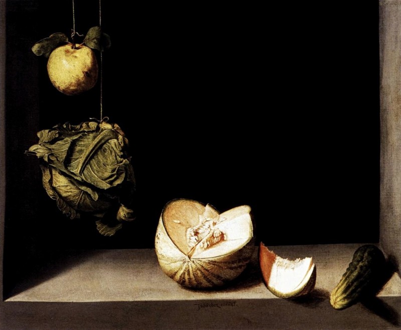"Pictură. Natură statică" by Juan Sánchez Cotán