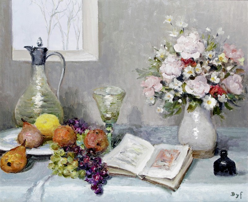 "Painting. Still life" by Marcel Dyf