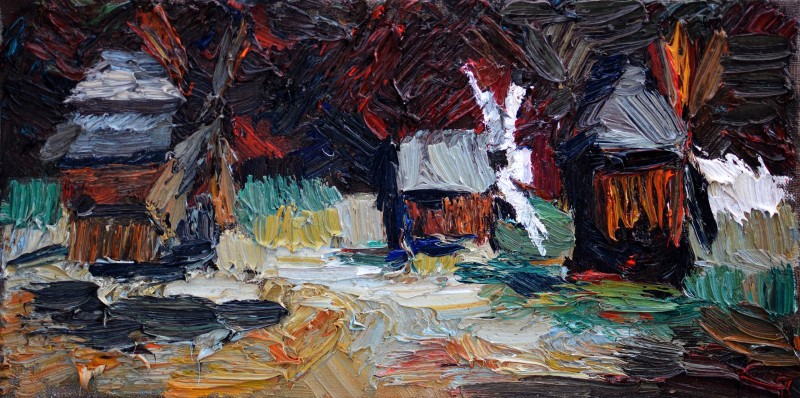 "Живопись. Пленэр. Пленэр в Румынии" by Ион Цонcу, масло / холст