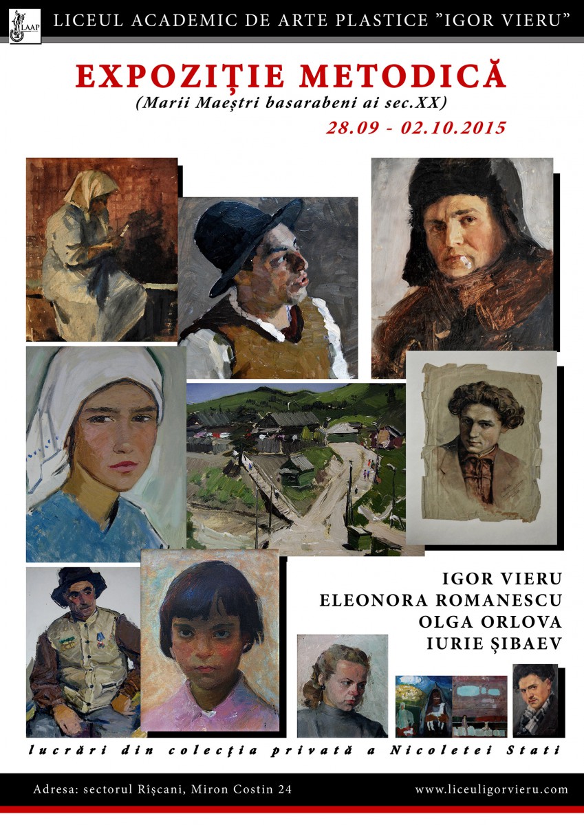 Methodical exhibition. The great Bessarabian masters of the 20th century