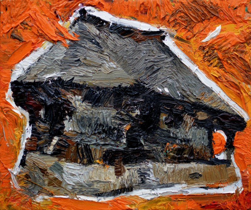 "Painting. Pleinair. Pleinair romania" by Diana Rumeghea, oil on canvas