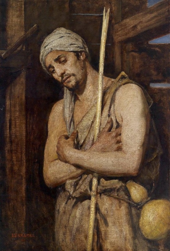 "Pictură. Figură / semifigură" by Johann Victor Krämer