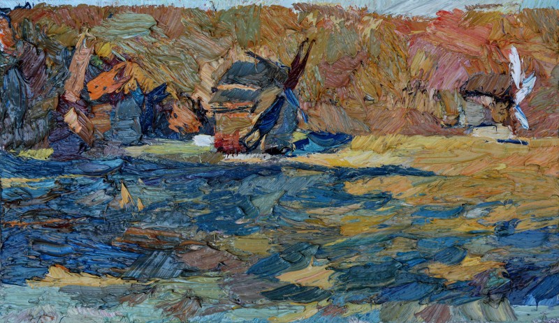"Painting. Pleinair. Long term" by Cezar Ciobanu, 300x520mm, oil on canvas