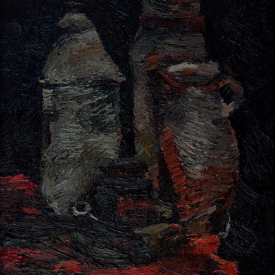 "Natură statică" by Oxana Țip, 2004, 500x400mm, ulei pe pânză
