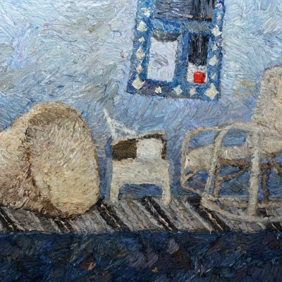 "Motiv. Butuceni" by Александра Cлапатиуc, 2009, 500x400mm, масло / холст