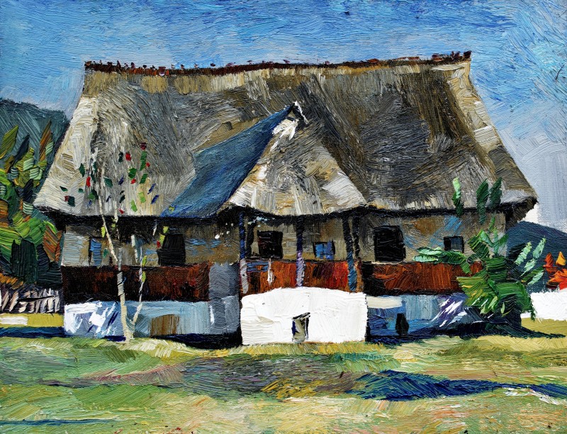 "Painting. Pleinair. Pleinair romania" by Cristina Demian, oil on canvas