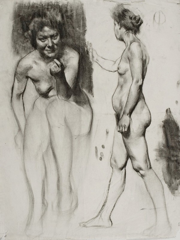 "Drawing. Nude" by Dmitry Nikolaevich Kardovsky