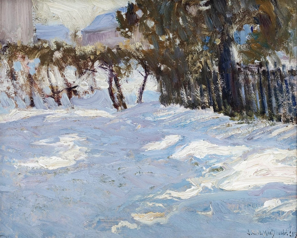 "Painting. Landscape" by J. E. H. MacDonald