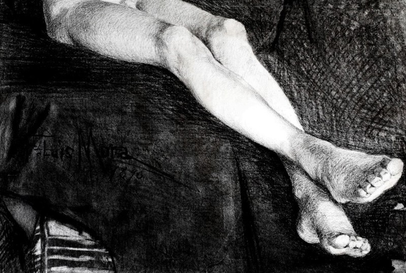 "Drawing. Nude. Figure" by F. Luis Mora