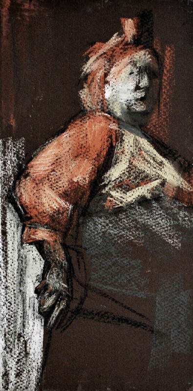 "Crochiu. Semifigură" by Ioan Postică, 2015