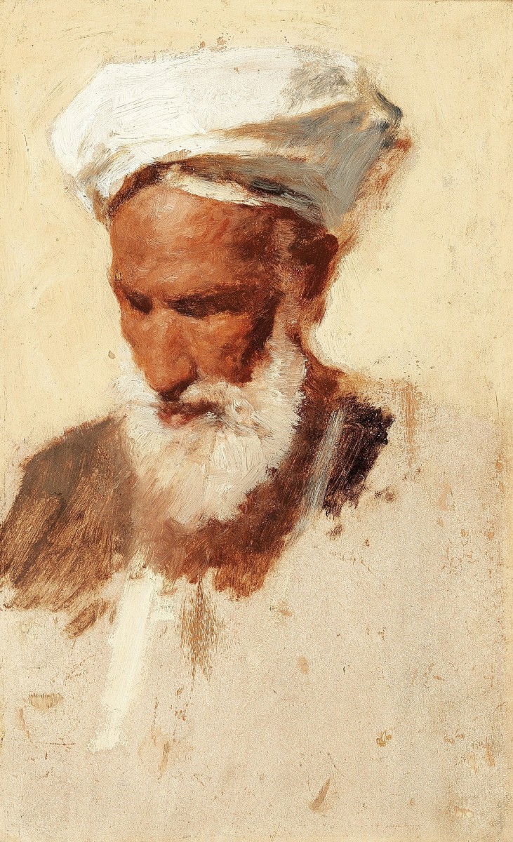 "Pictură. Portret" by Leopold Carl Müller