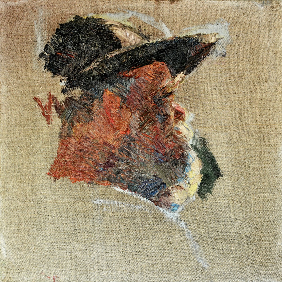 "Portret. Tibi" by Mădălina Casian, 2015, 300x300mm, ulei pe pânză