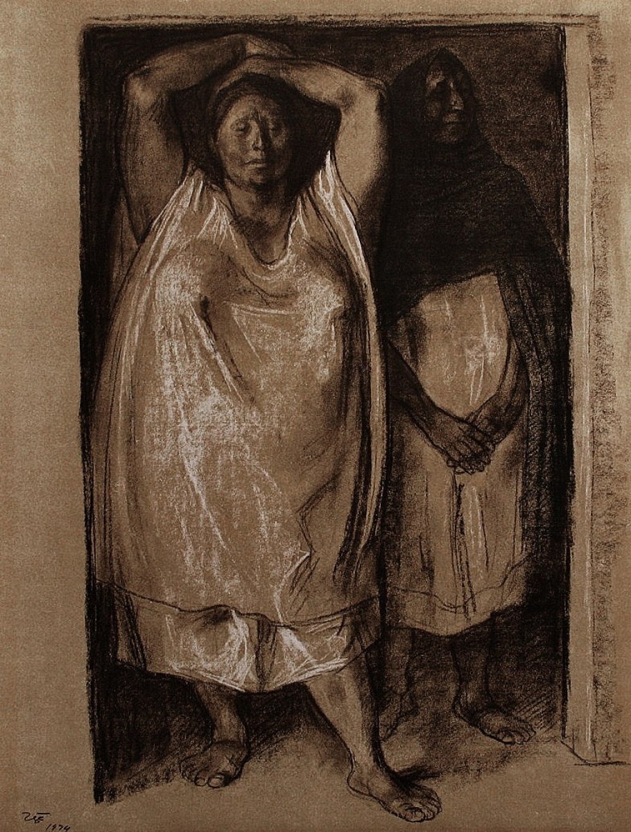 "Drawing. People" by Francisco Zúñiga