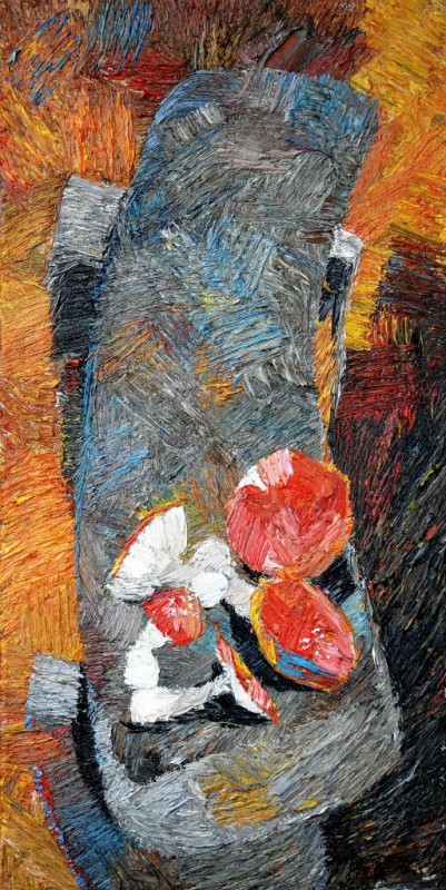 "Motiv" by Ion Gumei, 2015, oil on canvas