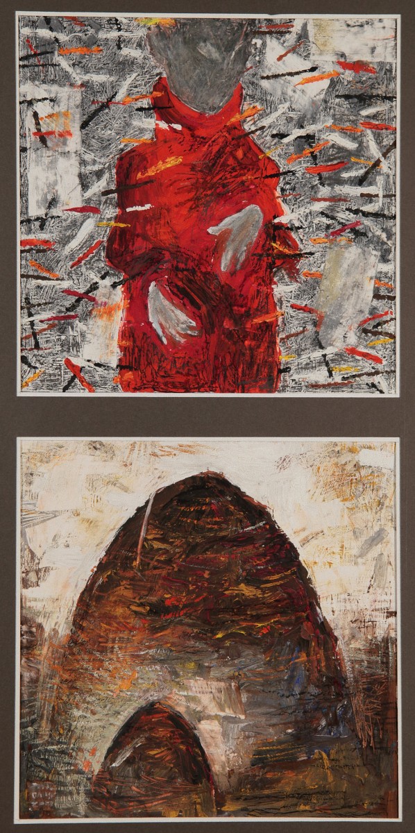 "Compoziție. Autoportret" by Pavel Grosu, 2008
