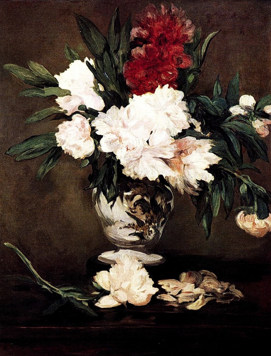 "Pictură. Flori" by Édouard Manet