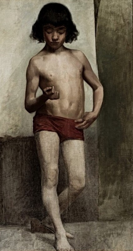 "Pictură. Figură / semifigură" by Anna Bilińska-Bohdanowicz