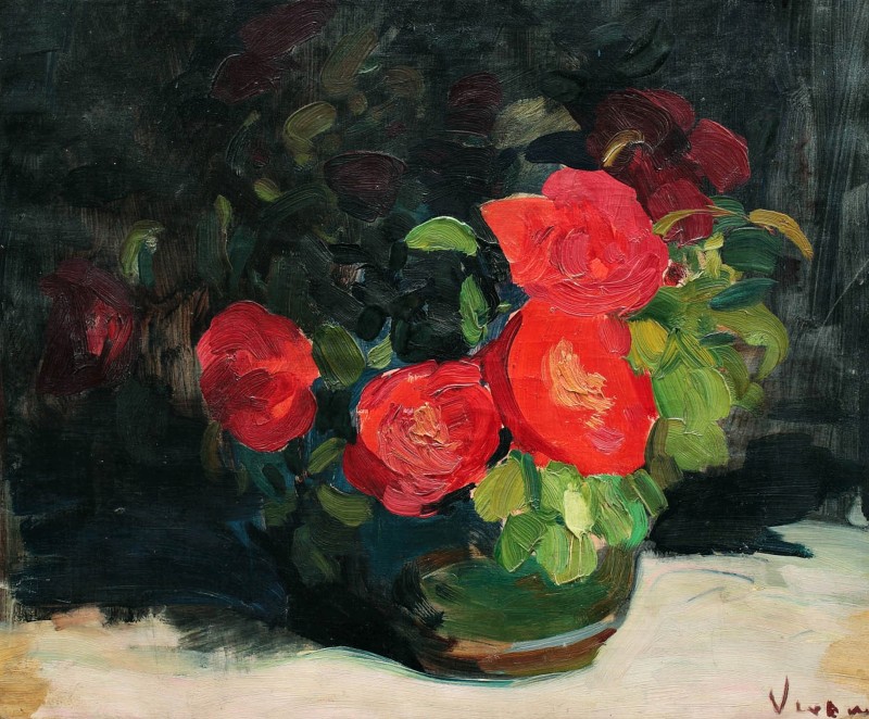 "Painting. Flowers" by Arthur Garguromin-Verona