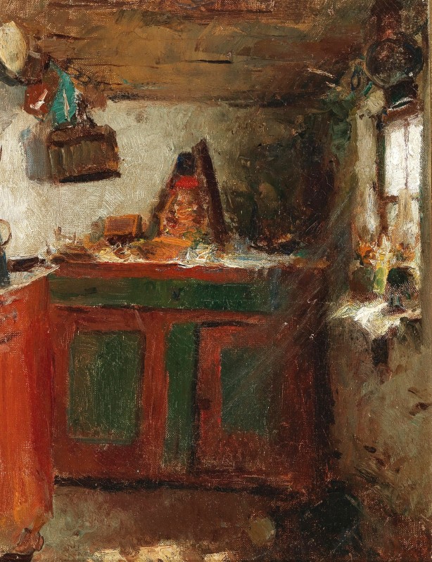 "Painting. Rural" by Franz Skarbina