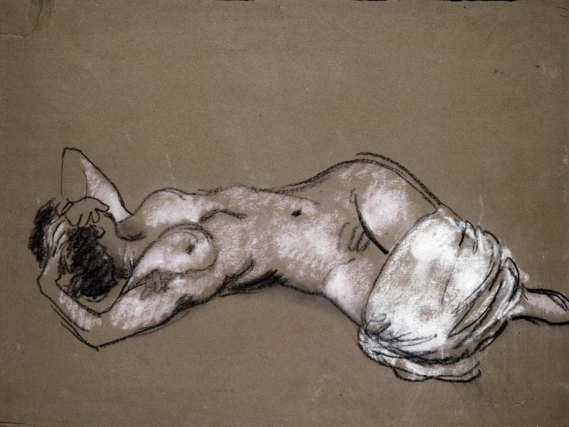 "Drawing. Nude" by Julio González