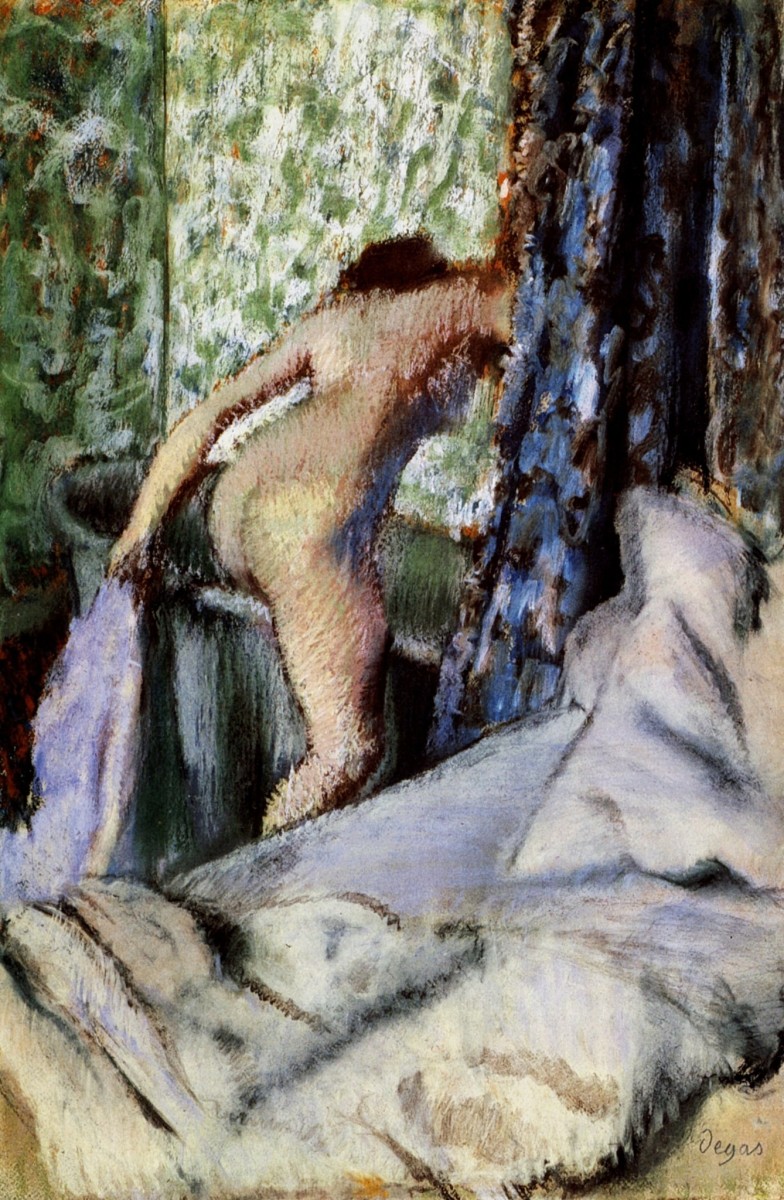 "Composition. Nude" by Edgar Degas