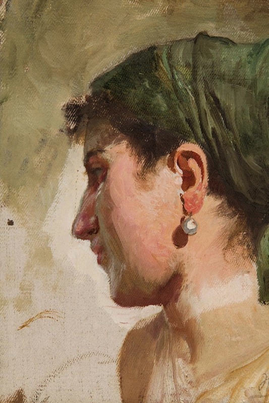 "Pictură. Portret" by Henryk Siemiradzki