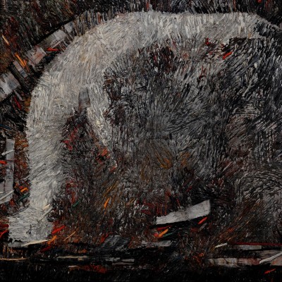 "Motiv" by Anatol Ghimpu, 680x680mm, oil on canvas