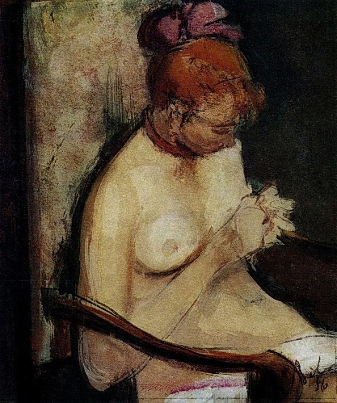 "Painting. Nude" by Corneliu Baba