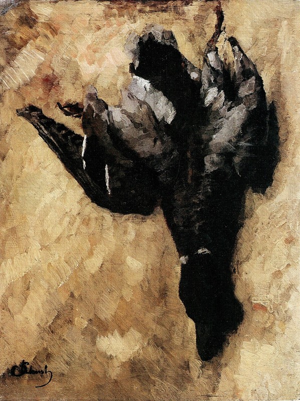 "Pictură. Animale" by Carl Schuch