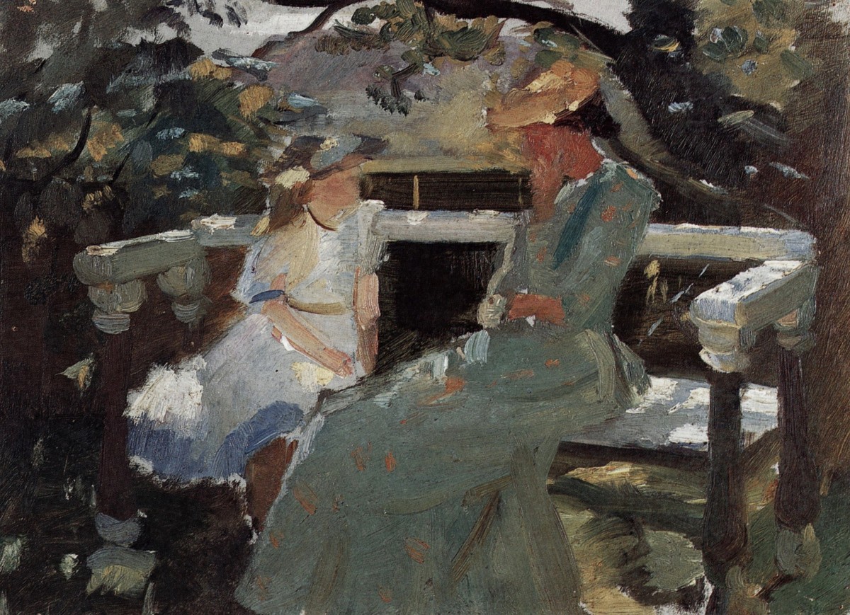 "Compoziție. Oameni" by Anna Ancher