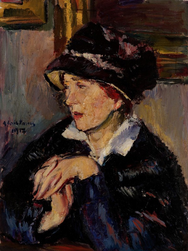 "Pictură. Portret" by Anton Faistauer