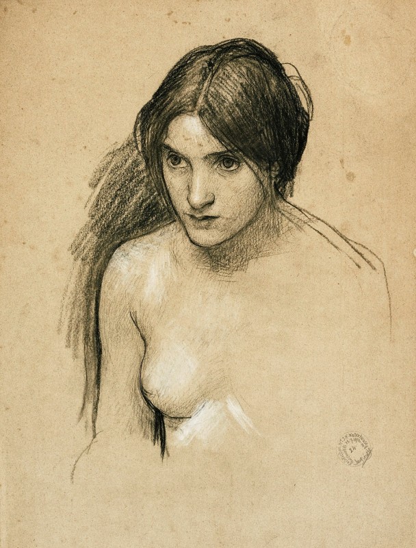 "Painting. Nude" by John William Waterhouse
