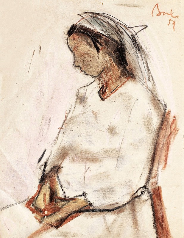 "Painting. Figure" by Corneliu Baba
