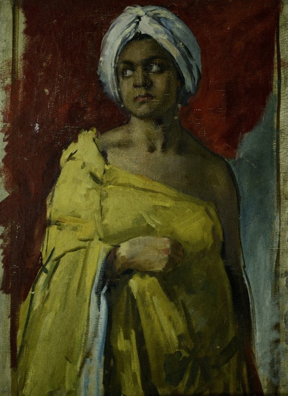 "Pictură. Figură / semifigură" by Petre Achițenie