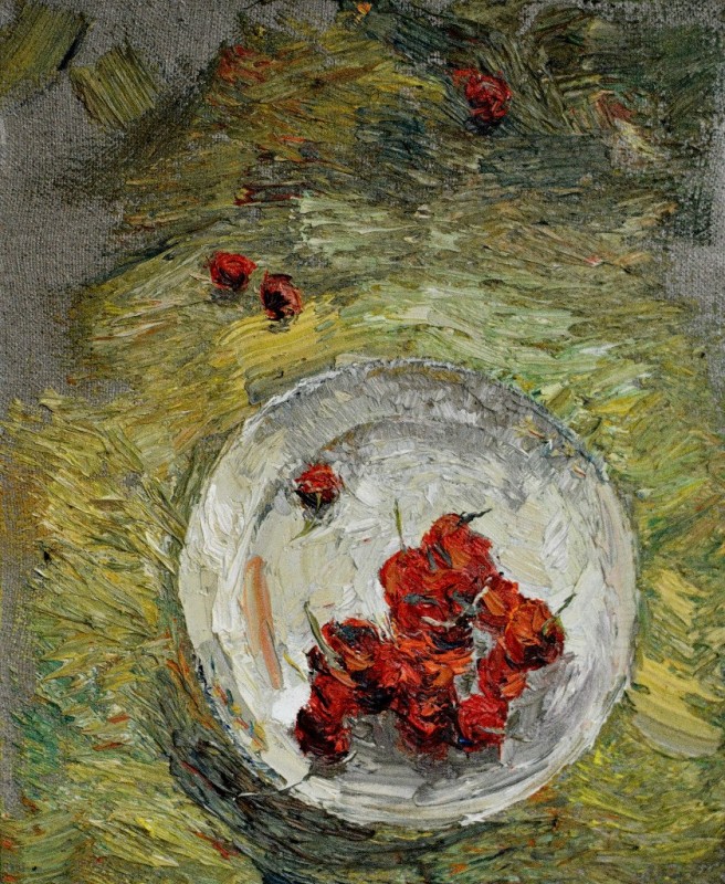 "Natură statică" by Emilia Baltag, 2015, oil on canvas