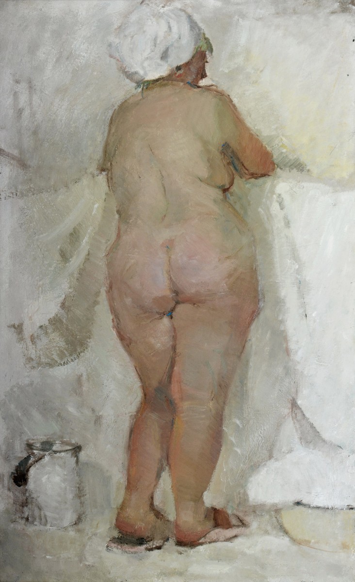 "Nud" by Александру Унтилов, 2014, 650x400mm, масло / холст