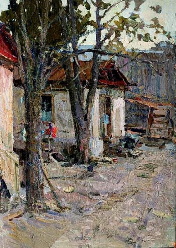 "Painting. Rural" by Fyodor Z. Zakharov