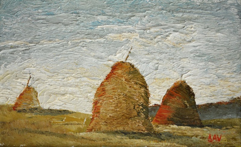 "Studiu" by Diana Vasiliu, 2012, 250x400mm, ulei pe pânză
