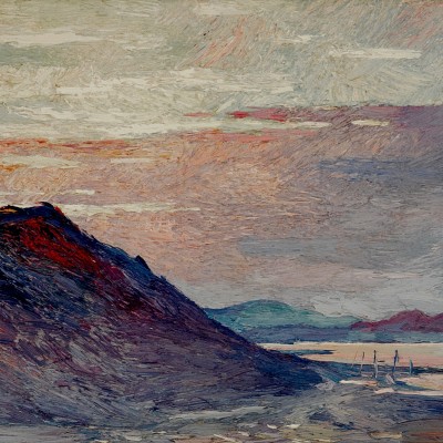"Krasnovodsk" by Anatol Ghimpu, 2000, 520x680mm, oil on canvas