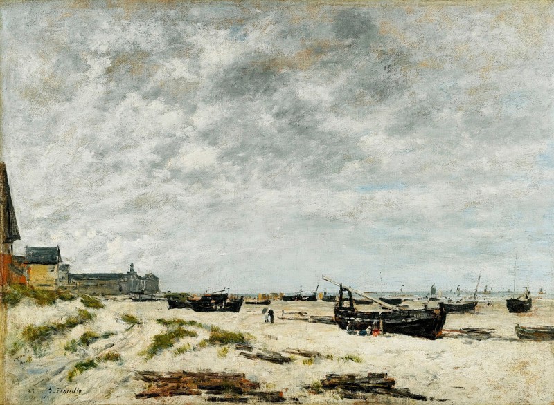 "Compoziție" by Eugène Boudin