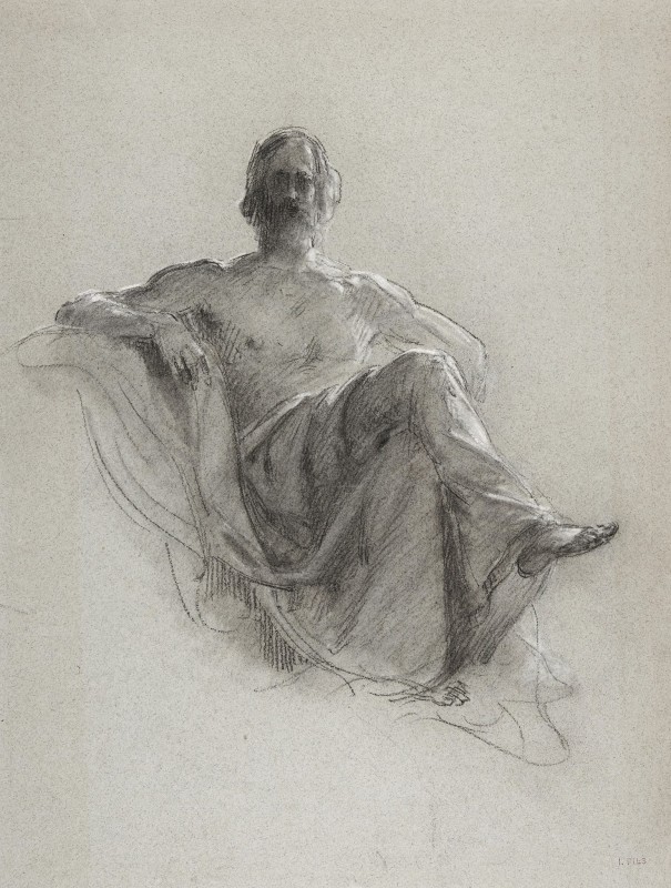 "Drawing. Figure" by Isidore Pils